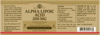 Solgar Alpha-Lipoic Acid 200 MG