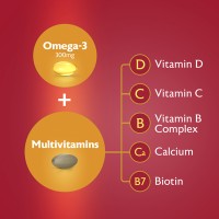 Seven Seas Omega-3 & Multivitamins Woman 50+ 30 Day Duo Pack