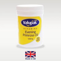 Valupak Evening Primrose Oil 500mg Caps 30'S