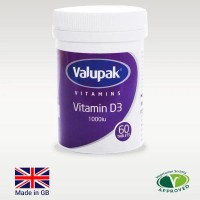 Valupak Vitamin D3 1000iu Tabs 60'S