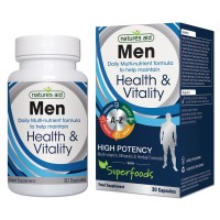 Natures Aid Men'S Multi-Vitamins & Minerals (With Superfoods)