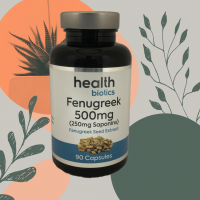 Healthbiotics Fenugreek 500mg 90 Capsules