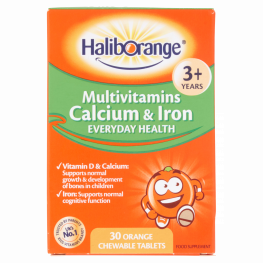 Haliborange Multivitamin Calcium & Iron Tablets