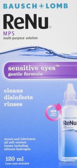 Renu Soft Contact Lens Care Multi Purpose Solution Sensitive Eyes