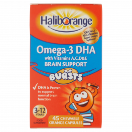 Haliborange Omega 3 Chewy Orange Flavour Capsules