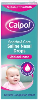 Calpol Soothe & Care Saline Solution Drops