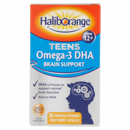 Haliborange Teensense Omega 3 Orange Flavour Chewable Capsules 30'S