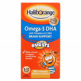 Haliborange Omega 3 Chewy Orange Flavour Capsules