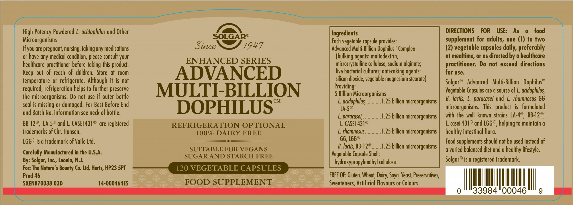 Solgar Advanced Multi-Billion Dophilus™