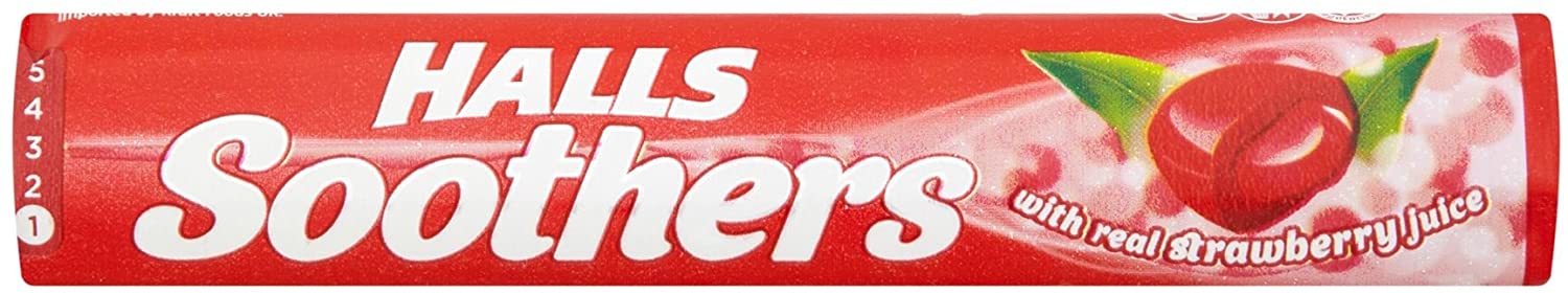 Halls Soothers Strawberry