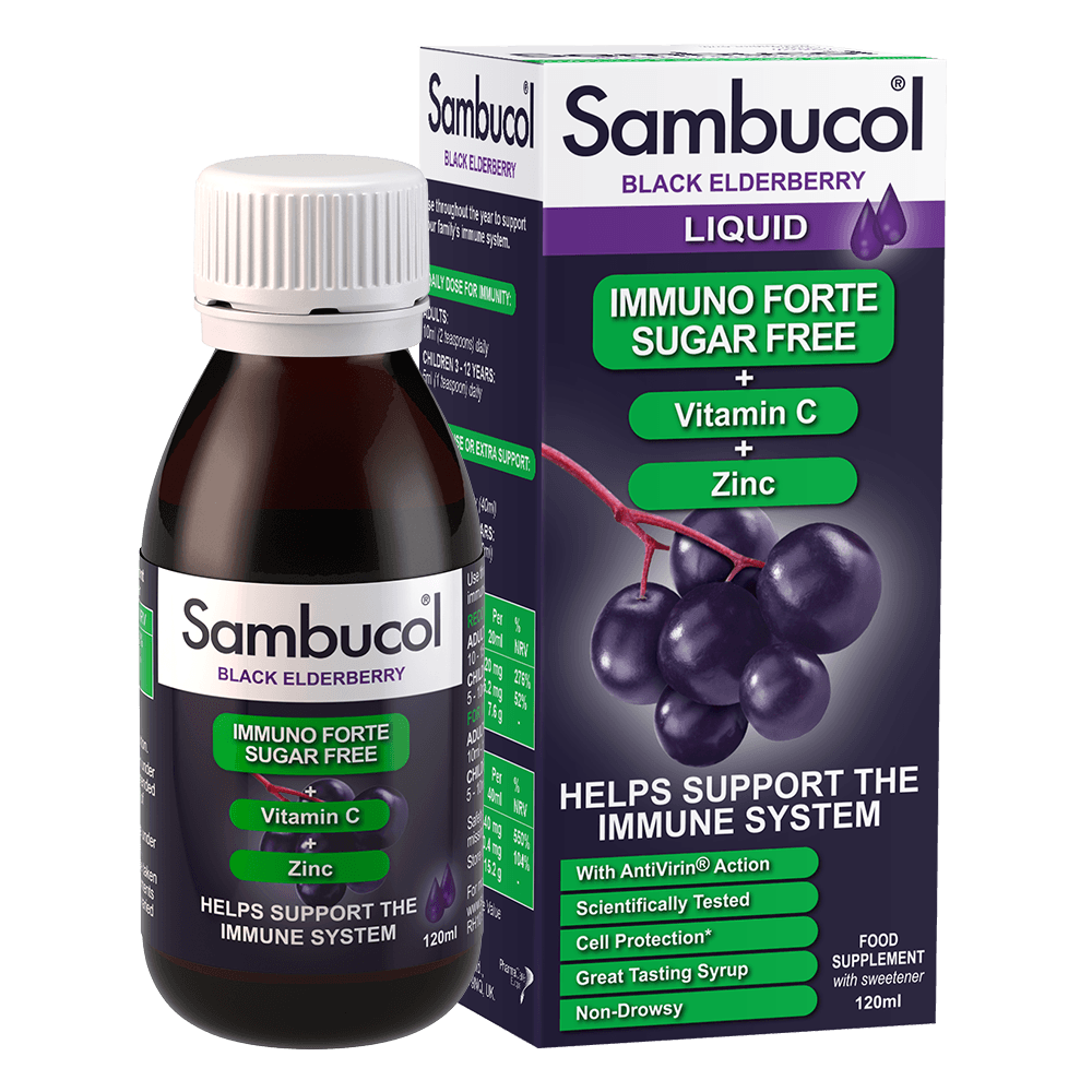 Sambucol Immuno Forte Sugar Free Liquid 120ml