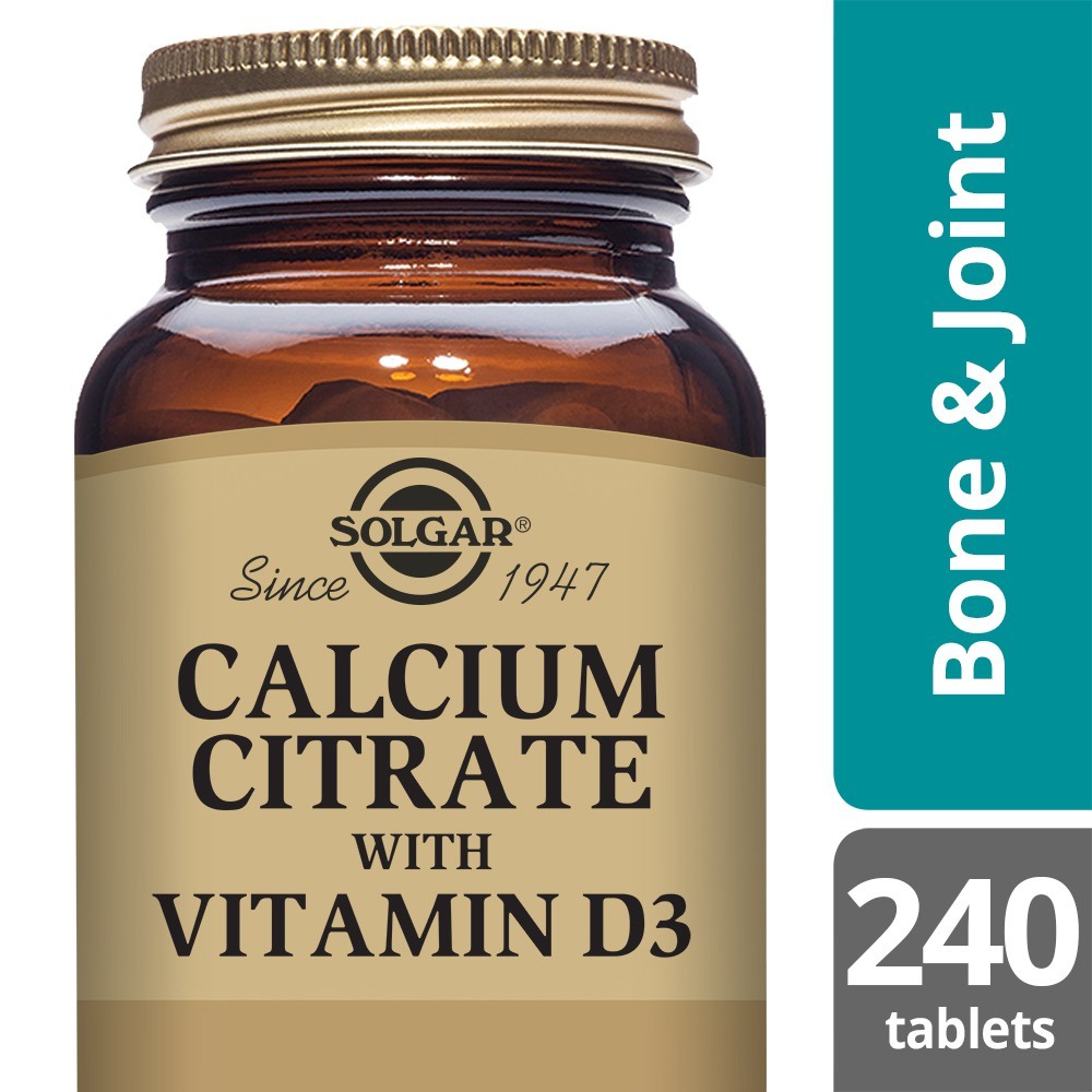 Solgar Calcium Citrate With Vitamin D3