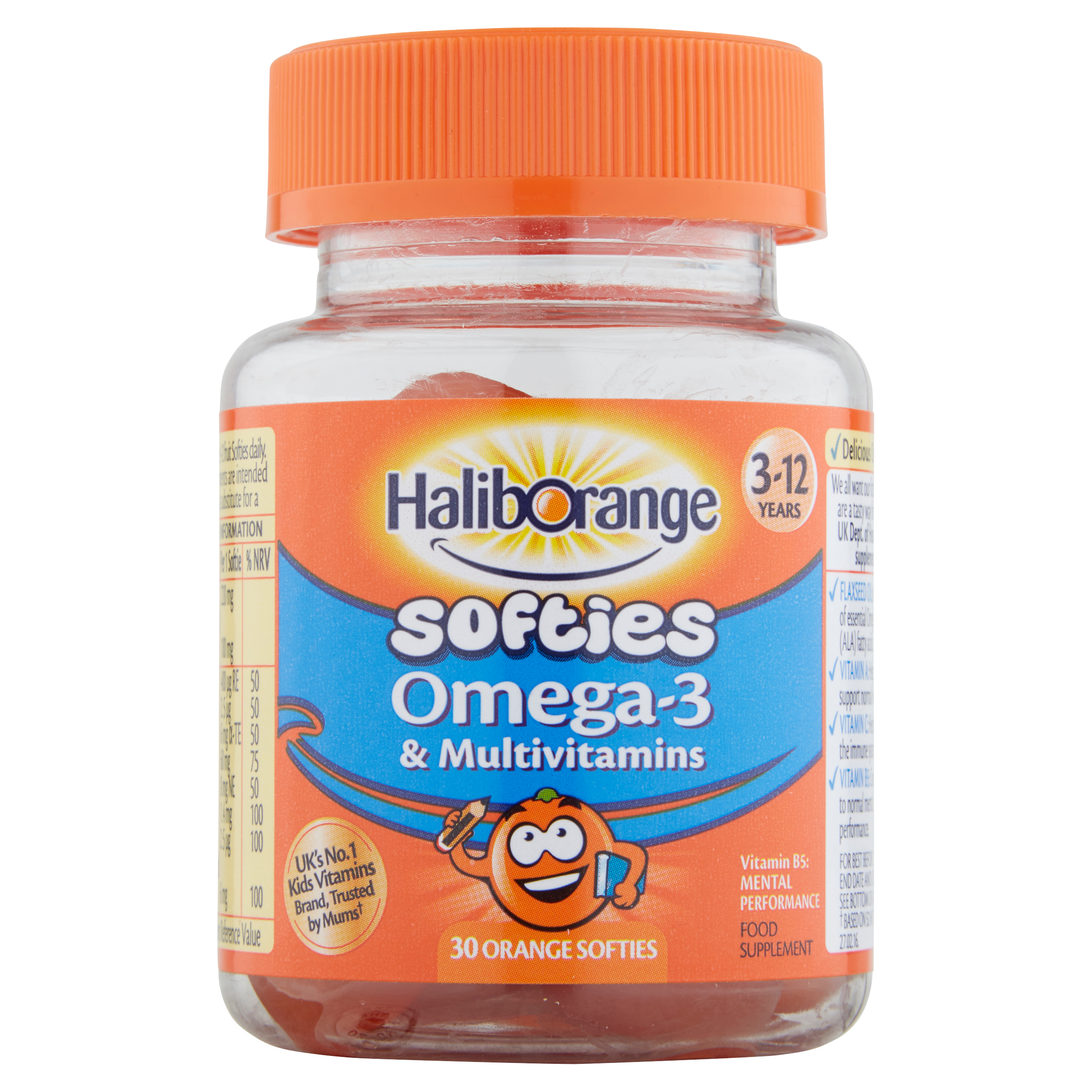 Haliborange Omega 3 Orange Softies