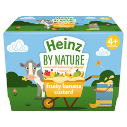 Heinz Banana Custard 4pk