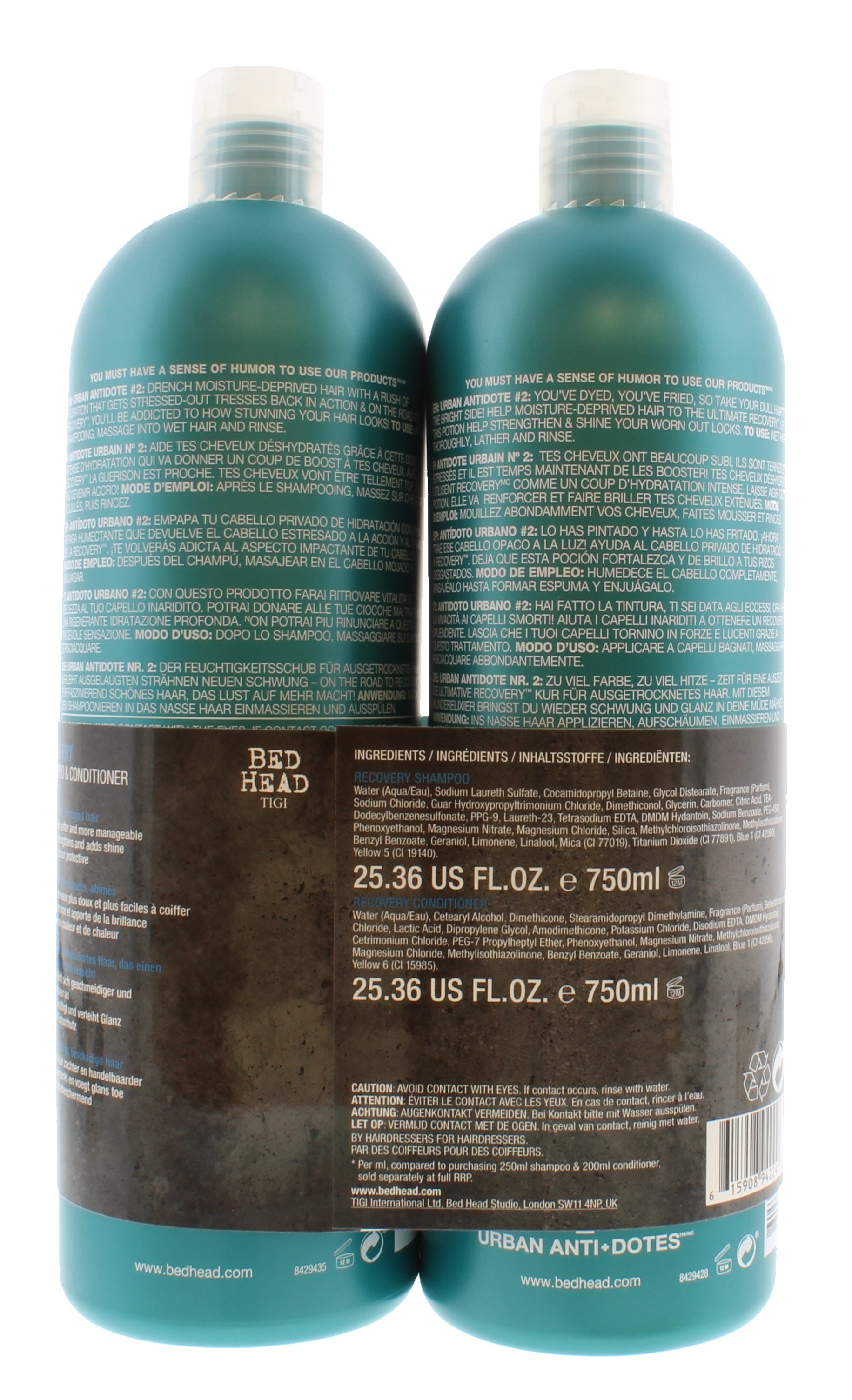 Tigi Bed Head Duo Shampoo & Conditioner Recovery