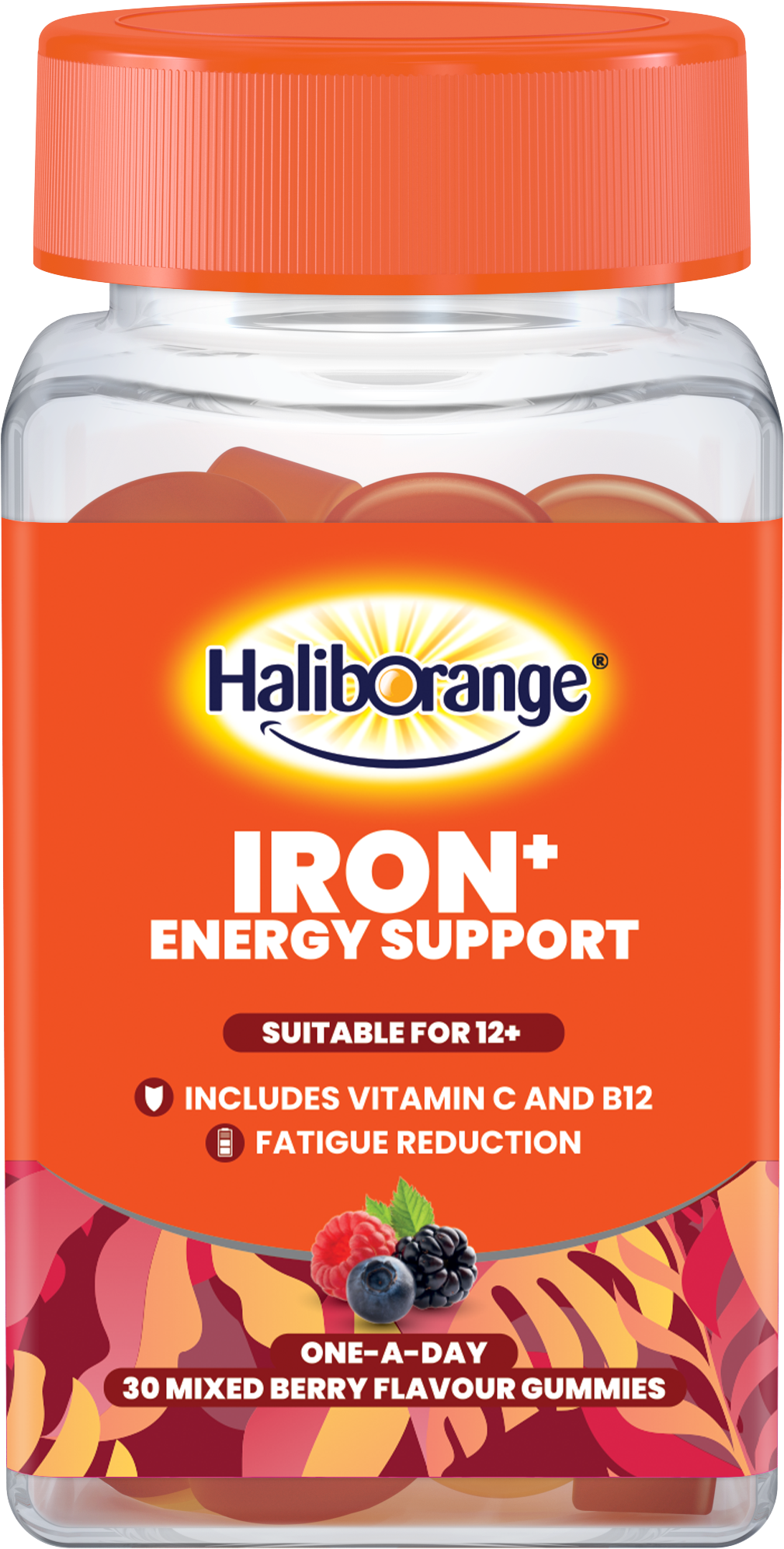 Haliborange Iron+ Mixed Berry 30 Gummies