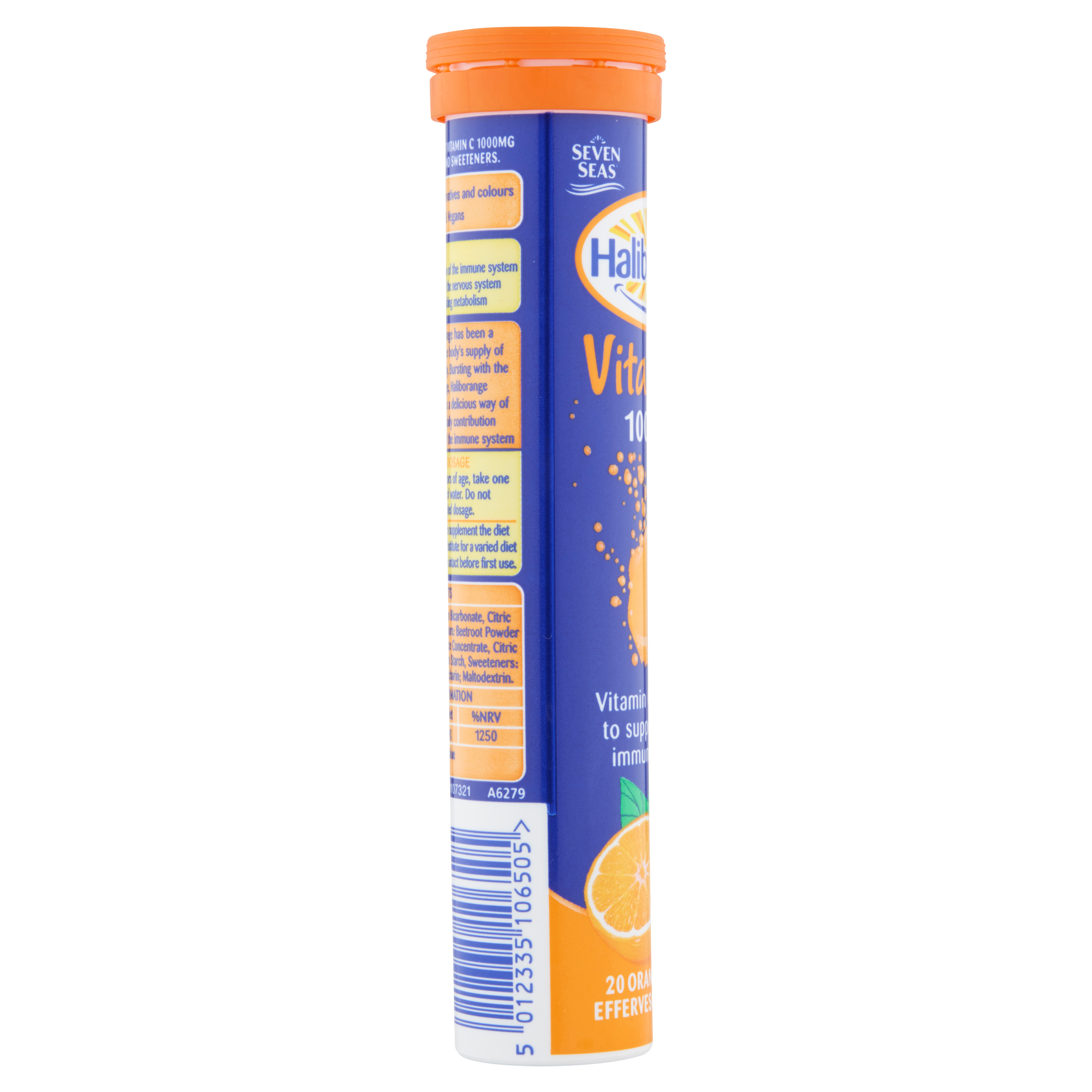 Haliborange Effervescent Vitamin 'C' Orange Flavour Tablets