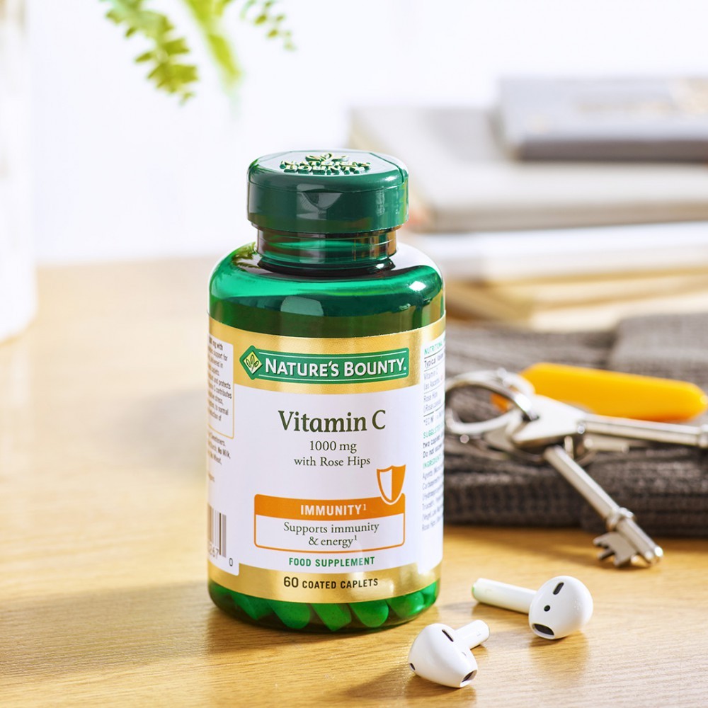 Nature'S Bounty Vitamin C 1000 MG With Rose Hips