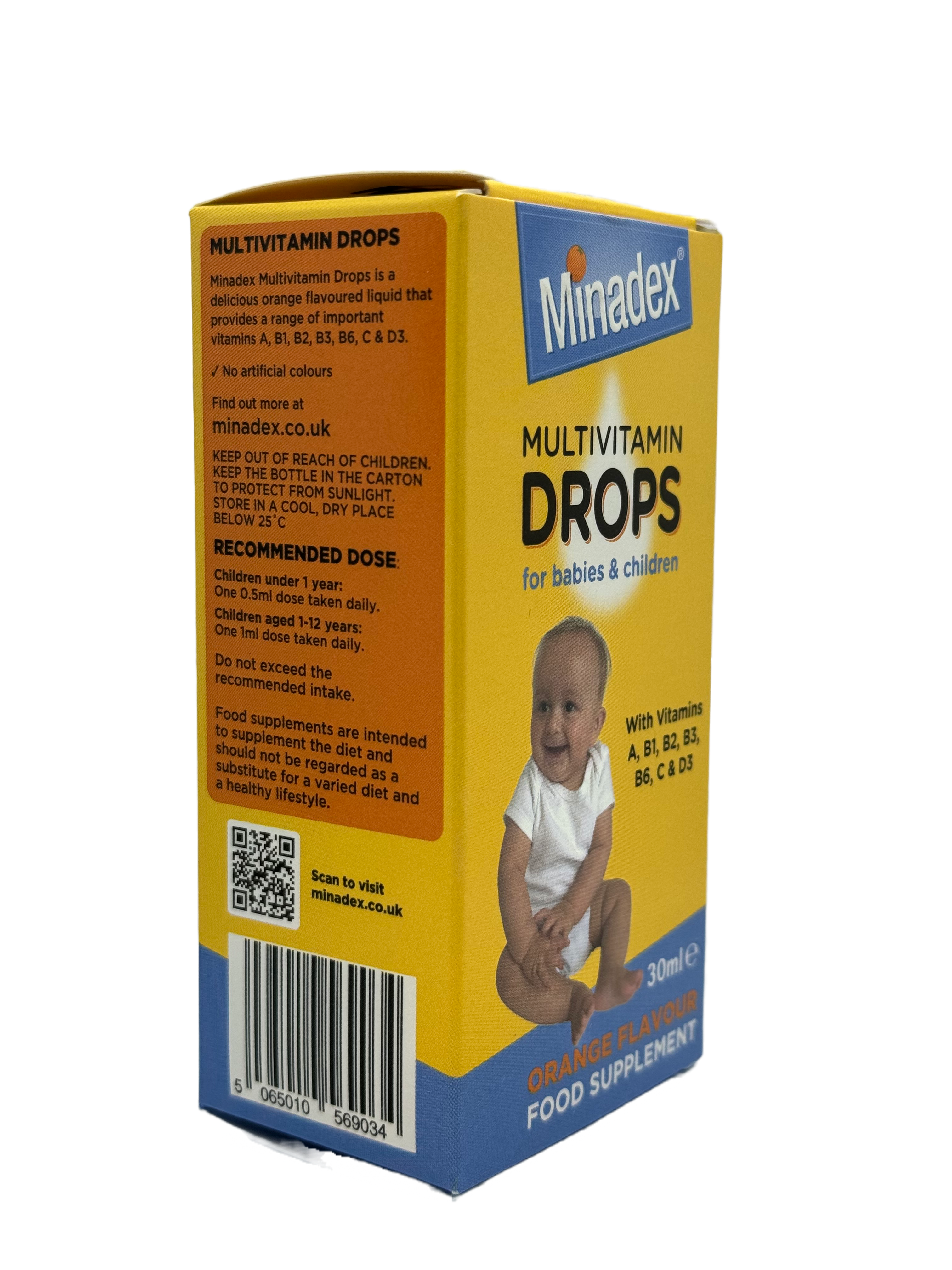 Minadex Multivitamin Drops For Babies & Children 30ml