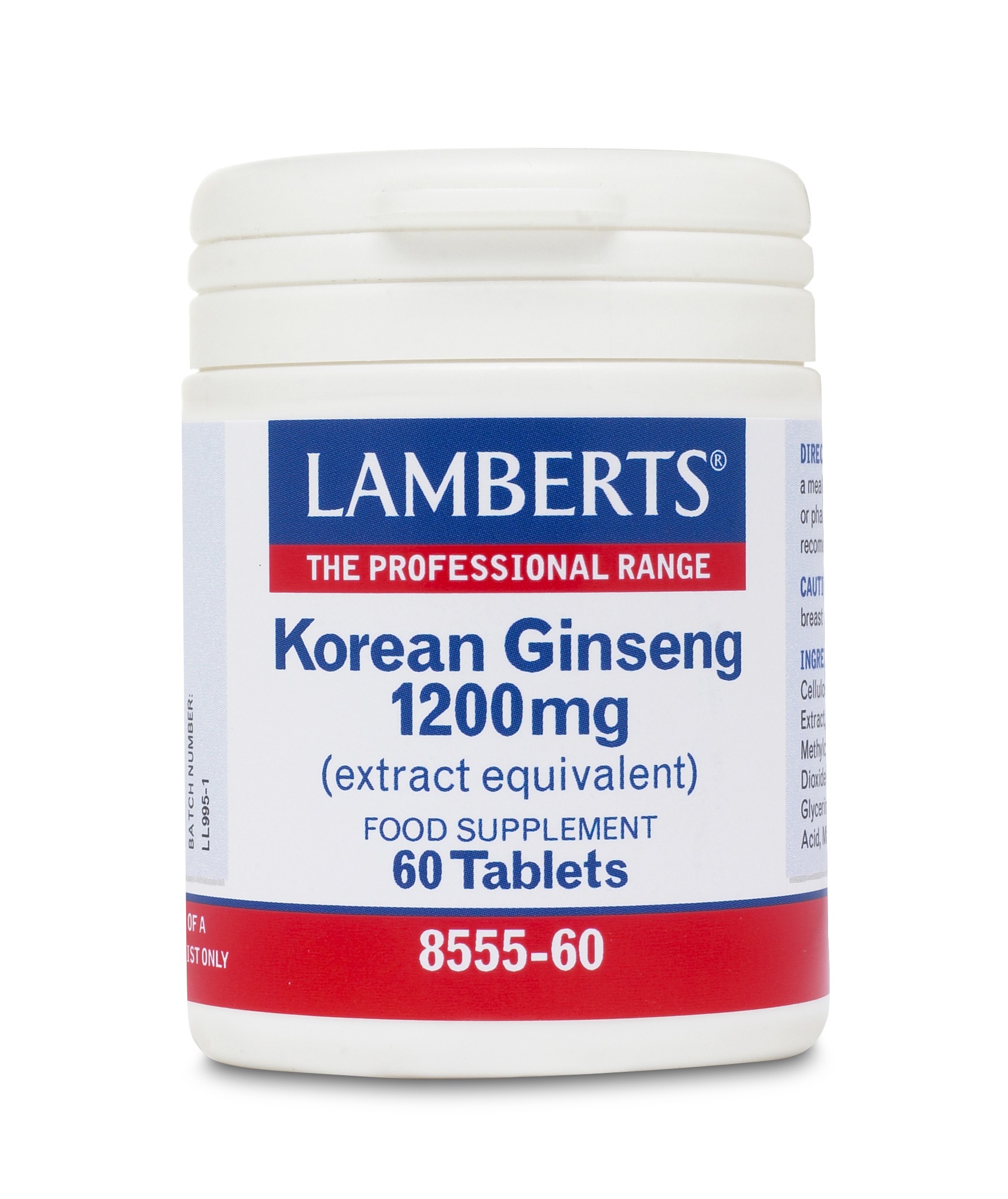 Lamberts Korean Ginseng 1200mg