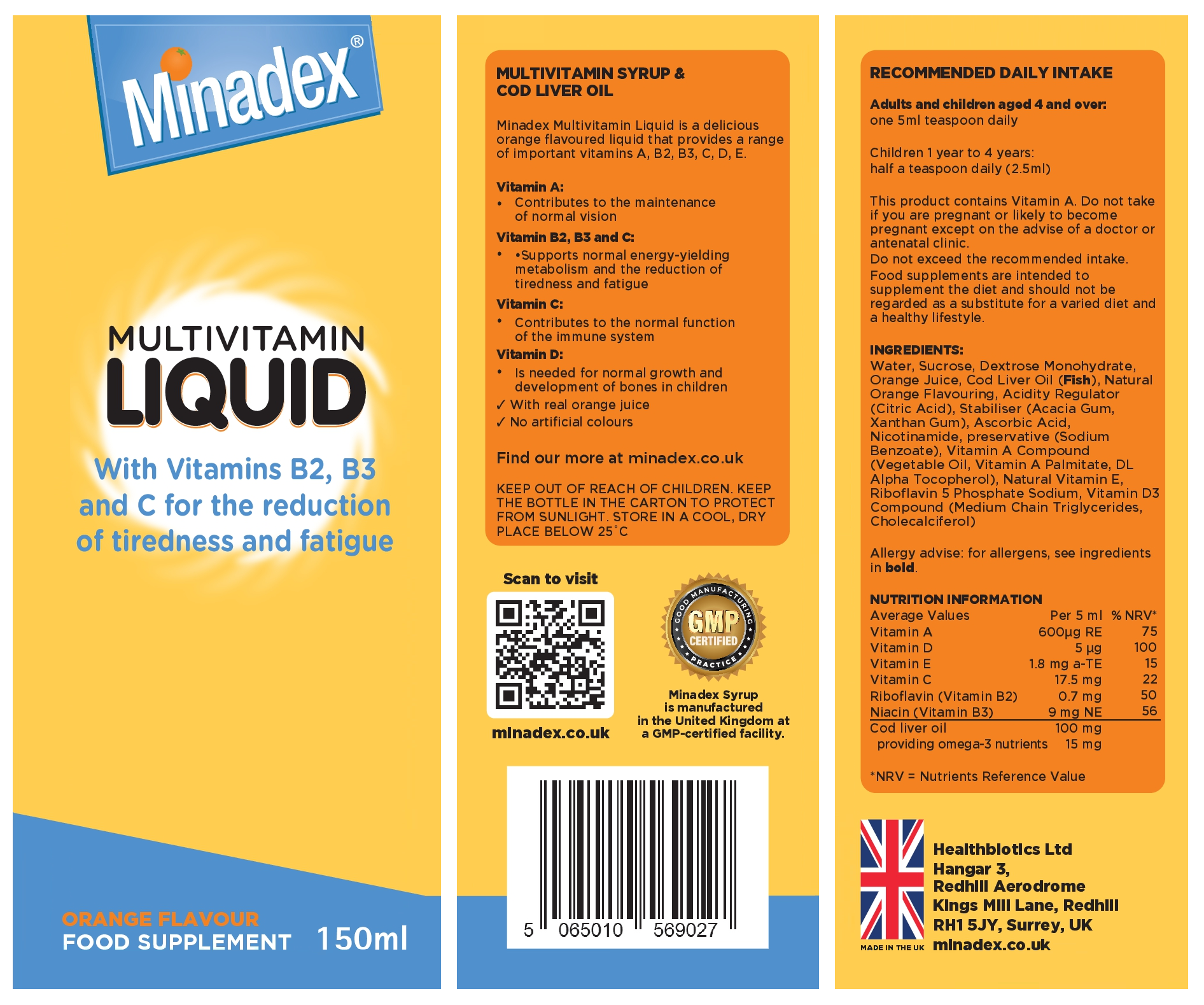 Minadex Multivitamin Liquid