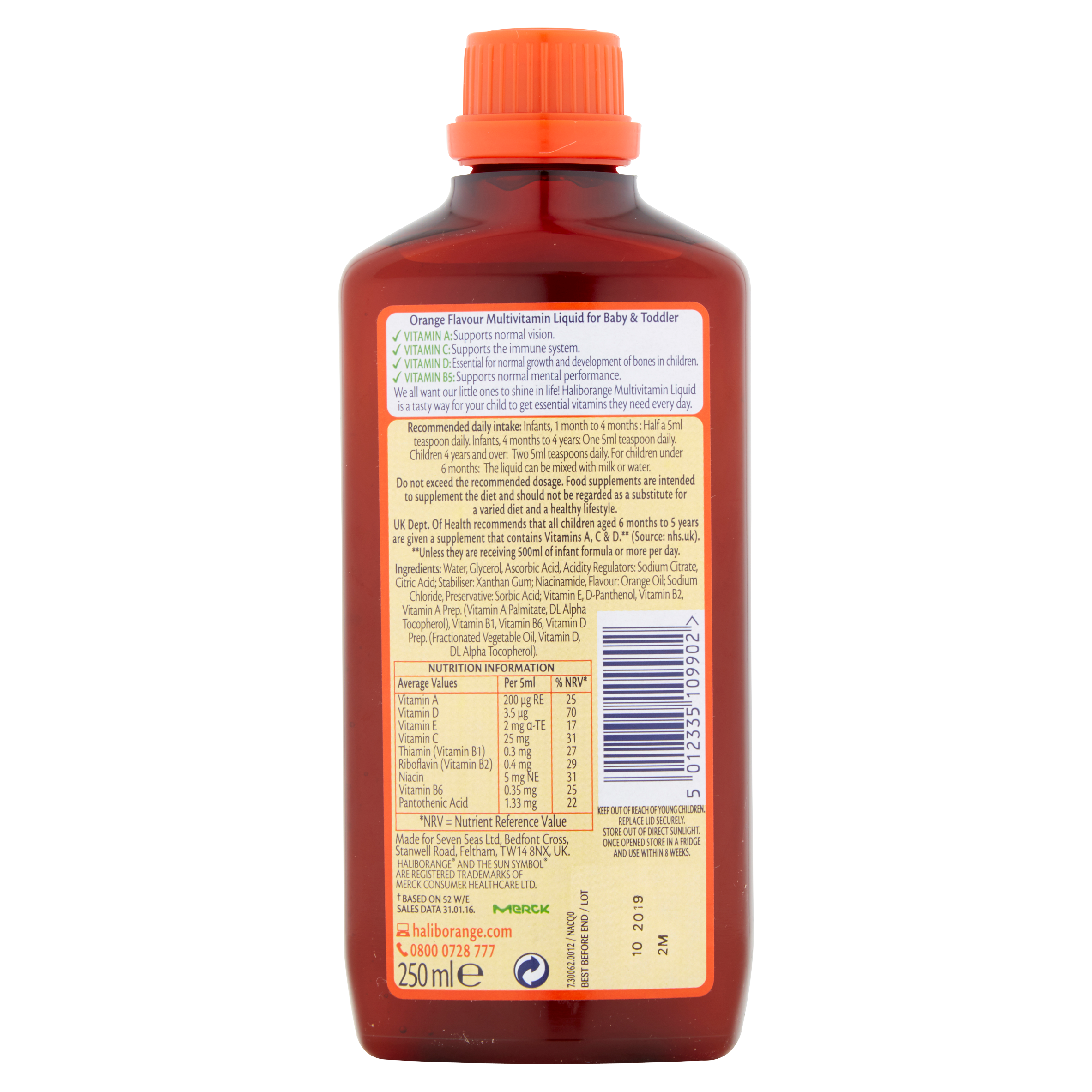 Haliborange Baby & Toddler Multivitamin Liquid