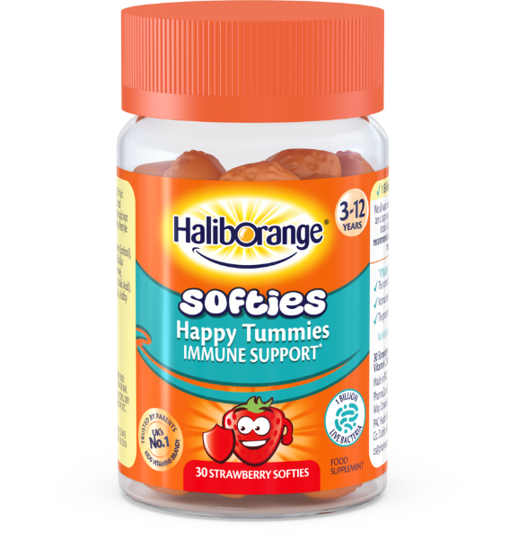 Haliborange Happy Tummies Strawberry 30 Softies