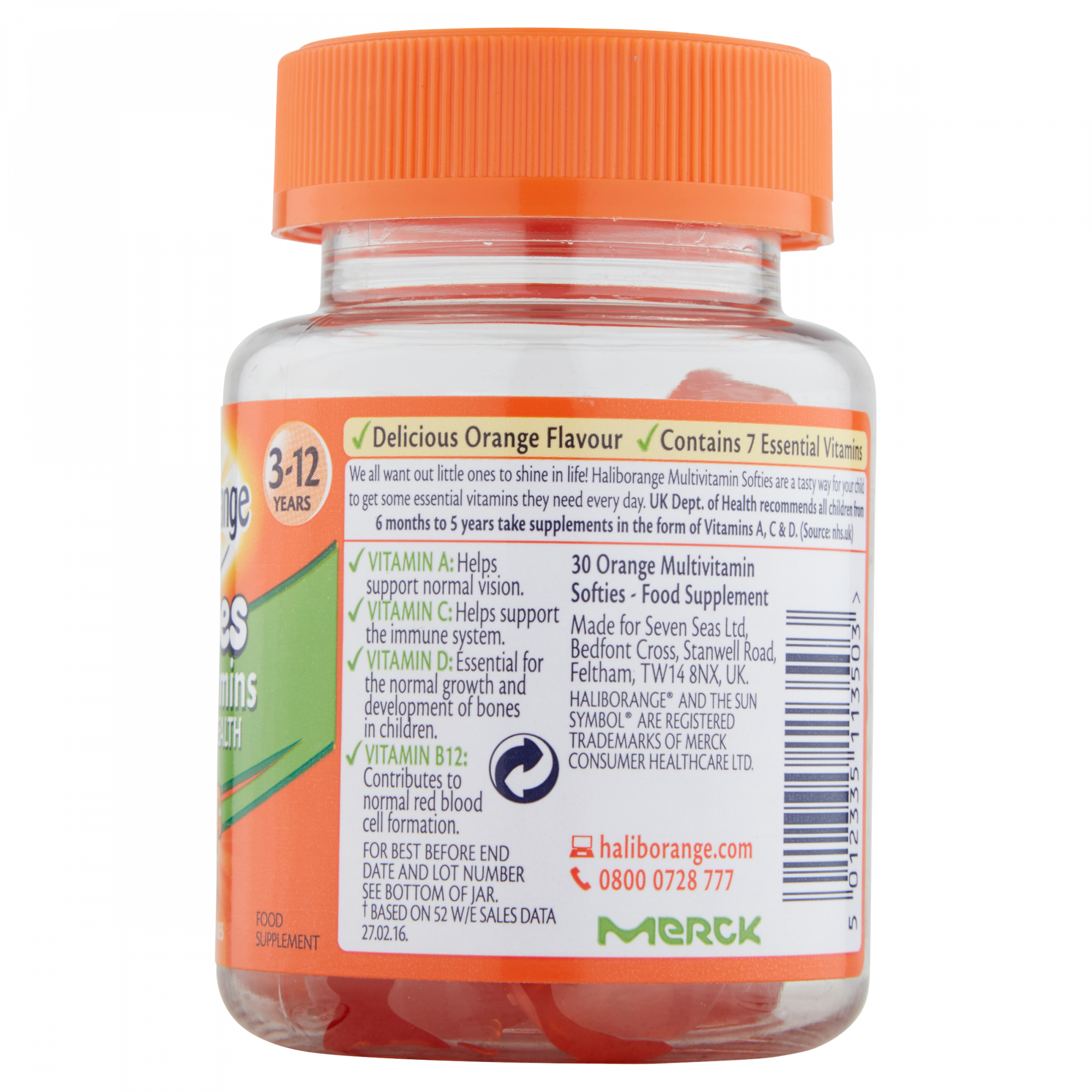 Haliborange Orange Multivitamin Softies