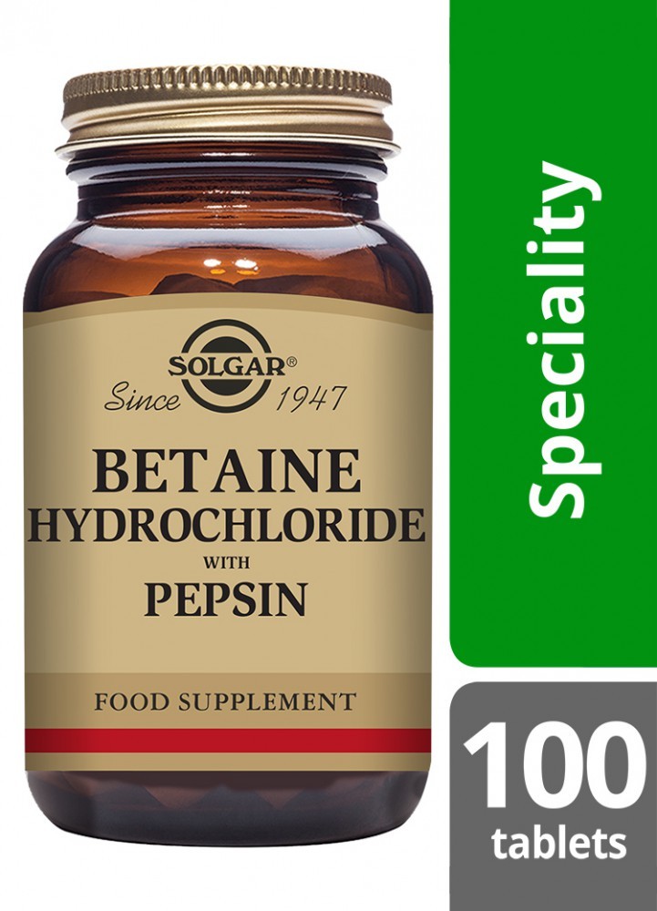 Solgar Betaine Hydrochloride With Pepsin