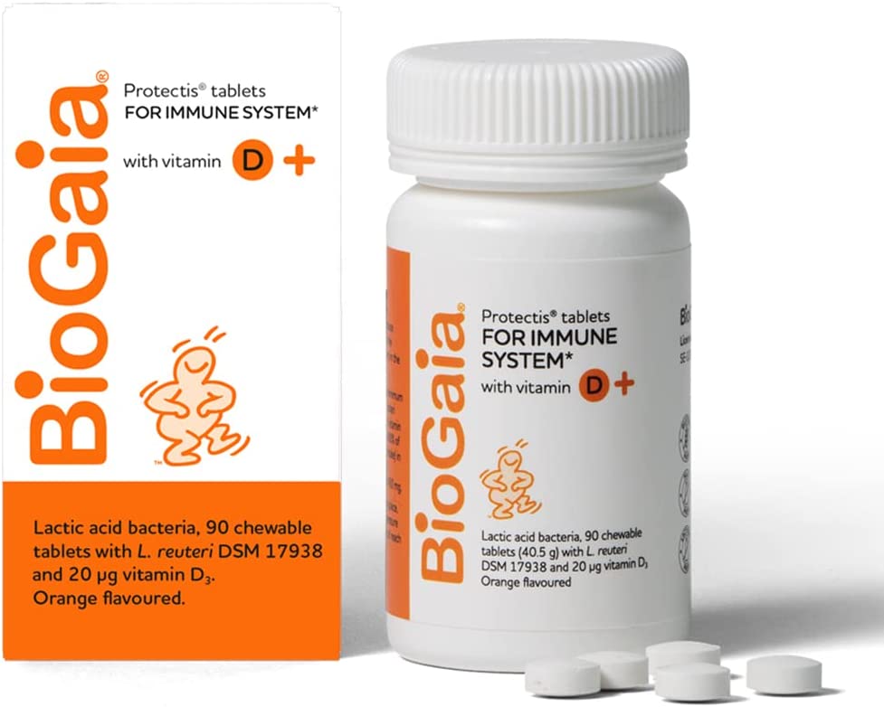 Biogaia Protectis Tablets D3+Orange 90s