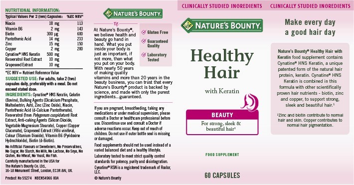 Nature'S Bounty Healthy Hair With Keratin