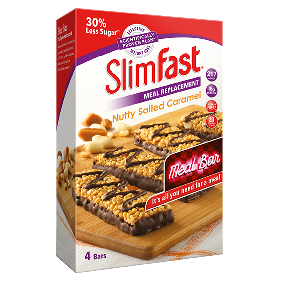 Slimfast Bars Nut Salt Caramel